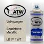 Preview: Volkswagen, Sandstone Metallic, LE1Y / W7: 400ml Sprühdose, von ATW Autoteile West.